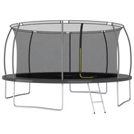 Trampoliny - vidaXL, Trampolina z siatką wewnętrzną i akcesoriami, 15 FT/460 cm - miniaturka - grafika 1