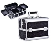 Kosmetyczki, organizery i kuferki - Kufer Na Kosmetyki 30,5X20,5X25Cm Czarny - miniaturka - grafika 1