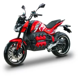 Motocykl elektryczny BILI BIKE EXTREME (6000W, 120Ah, 100km/h) czerwony - Skutery - miniaturka - grafika 1