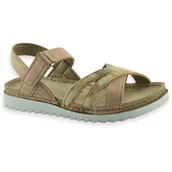 Buty dla dziewczynek - Bardzo dziewczęce sandałki delikatne paseczki Befado 062Y004 Cute Różowe - miniaturka - grafika 1