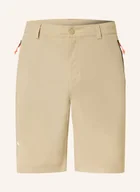 Spodenki damskie - Salewa Szorty Trekkingowe Puez Talveno beige - miniaturka - grafika 1