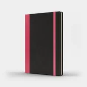 Notesy i bloczki - Like U Notatnik A5 Pro M+ linia czarny/różowy - Like U - miniaturka - grafika 1