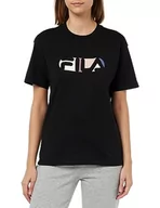 Koszulki i topy damskie - FILA Brenk t-shirt damski, czarny, M - miniaturka - grafika 1
