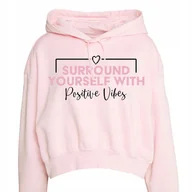 Zestawy upominkowe - RÓŻOWA BLUZA Damska SURROUND YOURSELF Girl Power Mix Wzorów Rozmiar 146 cm - miniaturka - grafika 1