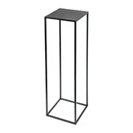 Kwietniki - Kwietnik osłonka stojak Evron 19x19x77 cm czarny metalowy loft - miniaturka - grafika 1