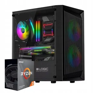 Komputer RYZEN RTX 5050 16GB DDR4 512GB M2 Gamingowy - Zestawy komputerowe - miniaturka - grafika 1