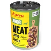 Mokra karma dla psów - Josera Meat Lovers Menu Junior Kurczak puszka 400g - miniaturka - grafika 1