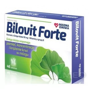 SILESIAN PHARMA SP. Z O.O. Rodzina Zdrowia Bilovit Forte 48 tabletek 3160441 - Układ nerwowy - miniaturka - grafika 1