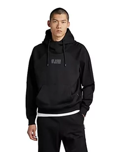 G-STAR RAW Męska bluza z kapturem Moto Loose, Czarny (Dk Black C988-6484), XXL - Bluzy męskie - miniaturka - grafika 1