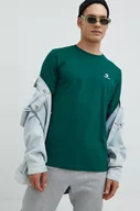 Koszulki i topy damskie - Converse t-shirt bawełniany kolor zielony gładki - miniaturka - grafika 1