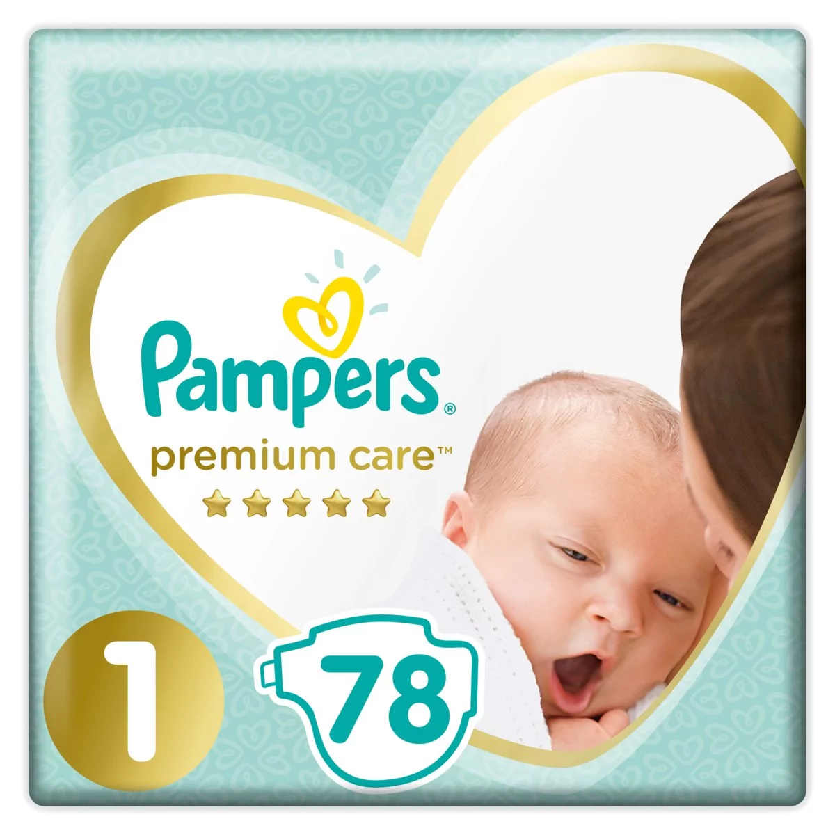 Pampers Premium Care 1 Newborn 78szt.