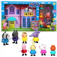 Figurki dla dzieci - WKS, ŚWINKA PEPPA Domek Rodzinny + Figurki - miniaturka - grafika 1