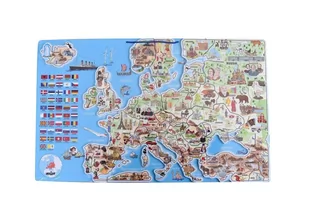 Magnetyczna Mapa Europy Xxxl - Mapy i plansze edukacyjne - miniaturka - grafika 1