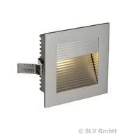 Oprawy, klosze i abażury - SLV Frame Curve 111292 oprawa LED do zabudowy, kwadratowa, ciepłe białe światło, kolor srebrnoszary 111292 - miniaturka - grafika 1