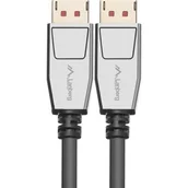 Kable - LANBERG Kabel DisplayPort Lanberg M/M v1.4 1m 8K czarny CA-DPDP-20CU-0010-BK - miniaturka - grafika 1