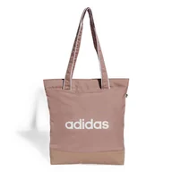 Torby sportowe - Torba ADIDAS W L ESS SHOPPER JD2268 – Beżowy - miniaturka - grafika 1