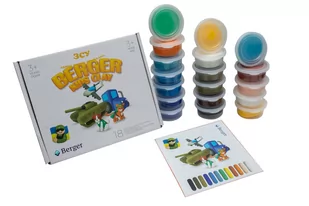 B-CLAY MASA PLASTYCZNA ARMIA 18 POJEMNICZK 500 G - Masy plastyczne - miniaturka - grafika 1