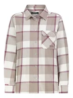 Koszule damskie - Sublevel Koszula w kolorze beżowo-biało-różowym - miniaturka - grafika 1