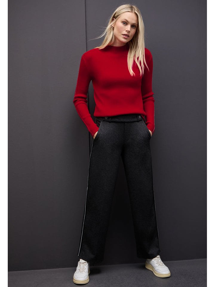 Street One Sweter w kolorze czerwonym