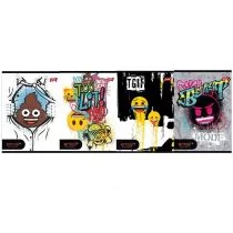 St. Majewski Zeszyt A5 Emoji w linie 60 kartek 10 sztuk - Zeszyty szkolne - miniaturka - grafika 2