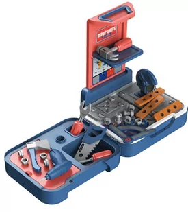 Warsztat Zestaw majsterkowicza WALIZKA + narzędzia 43 elementy - Zabawy w naśladowanie dorosłych - miniaturka - grafika 1