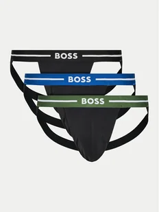 Boss Komplet 3 par slipów Jock Strap Jockstrap 3P Bold 50514965 Kolorowy - Majtki męskie - miniaturka - grafika 1