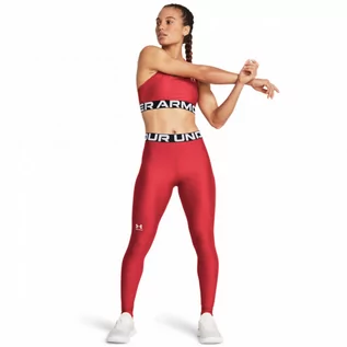 Spodnie sportowe damskie - Damskie legginsy treningowe Under Armour UA HG Authentics Legging - czerwone - UNDER ARMOUR - grafika 1
