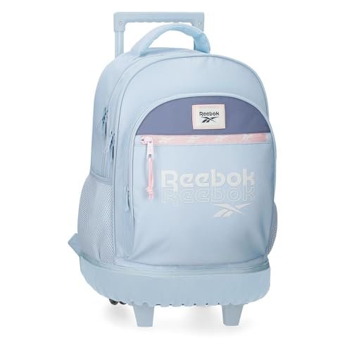 Reebok Andrew Plecak Compact 2 Koła Niebieski 32x43x21 cms Poliester 28,9L by Joumma Bags, niebieski, Kompaktowy plecak 2 koła