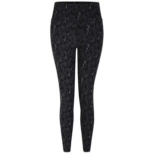 Damskie legginsy Dare 2b Influential Leging Rozmiar: L / Kolor: czarny/niebieski - Spodnie sportowe damskie - miniaturka - grafika 1