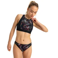 Stroje kąpielowe - Majtki bikini o średnim kryciu dla Kobiety ROXY ACTIVE - miniaturka - grafika 1