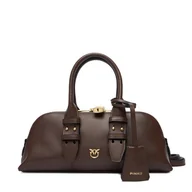 Torebki damskie - Torebka PINKO Bowling Bag Baguette AI 25-26 PLTT 105334 A0QO Brązowy - miniaturka - grafika 1