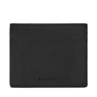 Portfele - Duży Portfel Męski Calvin Klein Micropebble Billfold W Coin LV04D1033G Czarny - miniaturka - grafika 1