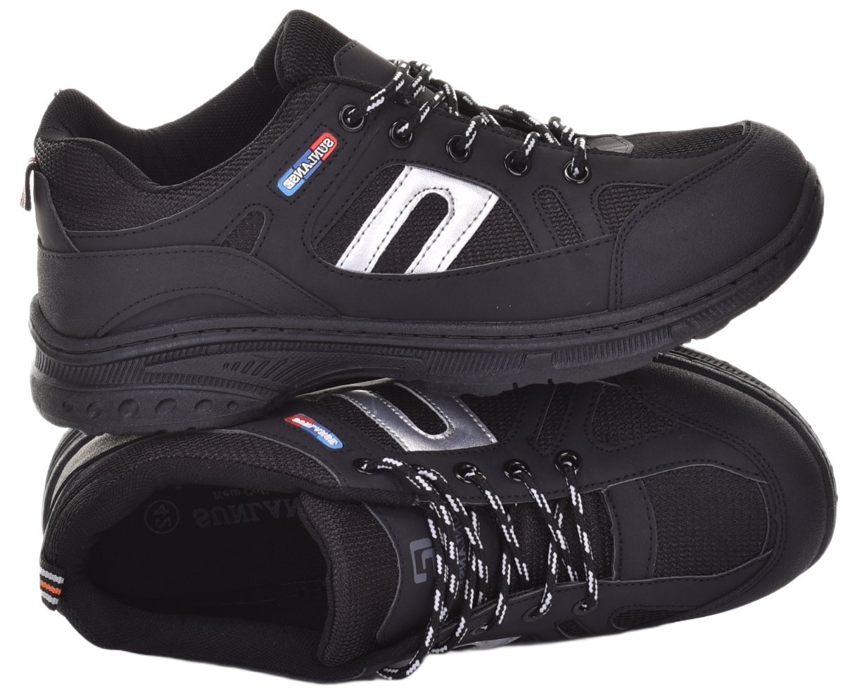 BUTY TREKKINGOWE MĘSKIE KLASYCZNE WYGODNE DO PRACY SOLIDNE SZNUROWANE