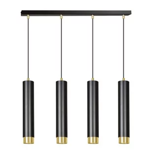 Emibig KIBO 4 BL/GOLD 644/4 lampa wisząca 4x30W/GU10 IP20 644/4 - Lampy sufitowe - miniaturka - grafika 1