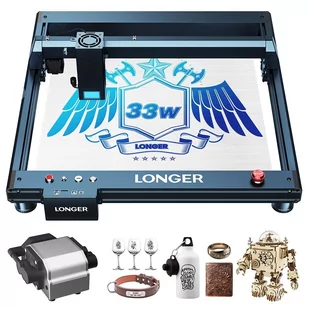 Longer Laser B1 30W Laser Engraver Cutter, 6-core Laser Head, 450 x 440mm Engraving Area - EU - Grawerowanie i akcesoria - miniaturka - grafika 1