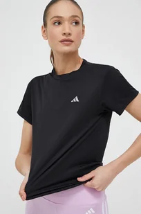 adidas Performance t-shirt do biegania Run It kolor czarny - Koszulki sportowe damskie - miniaturka - grafika 1