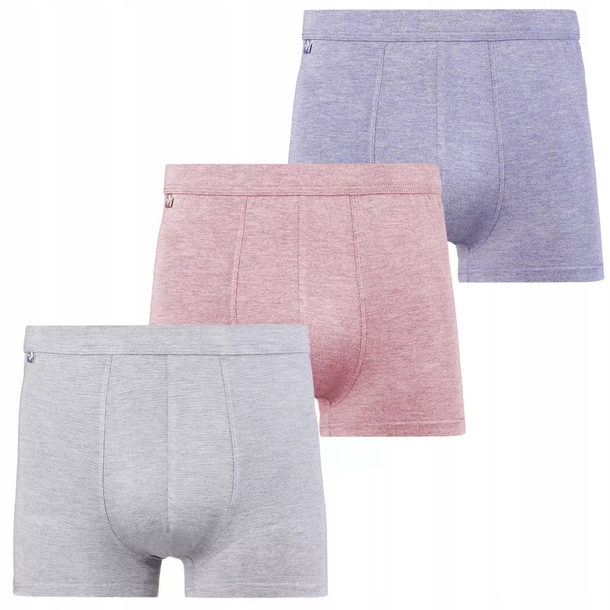 3X Bokserki Męskie Wiskoza Bambusowa Zestaw Premium Eleganckie Moraj 3Xl