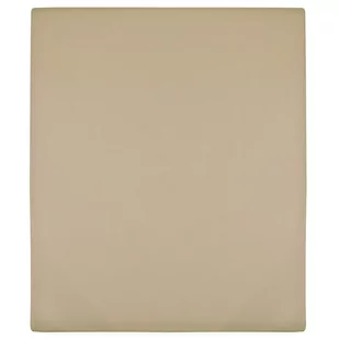 vidaXL Prześcieradło, taupe, 180x200 cm, dżersej bawełniany - Prześcieradła - miniaturka - grafika 1