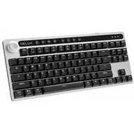 Klawiatury - DELUX KS200D szary - miniaturka - grafika 1