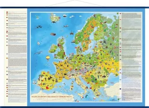 Europa młodego odkrywcy. Mapa ścienna Europy dla dzieci - Pomoce naukowe - miniaturka - grafika 1