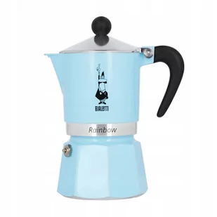 Bialetti RAINBOW 3 TZ 150 ML JASNO NIEBIESKA - Zaparzacze i kawiarki - miniaturka - grafika 2