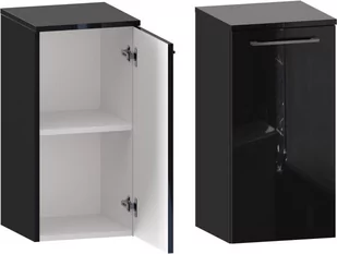 Słupek Łazienkowy ROSEN 35 1D D P- Uchwyt Czarny - Szafki łazienkowe - miniaturka - grafika 1