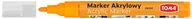 Markery permanentne - Toma Marker akrylowy TO-402 2,5mm neon pomarańczowy 9343 - miniaturka - grafika 1