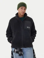 Bluzy męskie - Kappa Polar Olya 381Z6LW Czarny Regular Fit - miniaturka - grafika 1