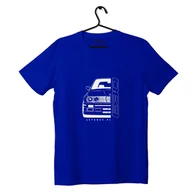 Odzież do sportów motorowych - T-shirt koszulka przód BMW E30 niebieska-S - miniaturka - grafika 1