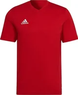 Koszulki męskie - Adidas Koszulka adidas ENTRADA 22 Tee HC0451 HC0451 czerwony XXL - miniaturka - grafika 1