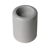 Świeczniki - Świecznik ceramiczny MICHIGAN 7 x 7 x 9 cm szary - miniaturka - grafika 1