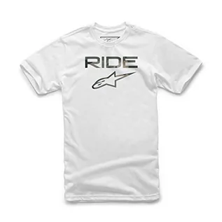 Koszulki męskie - Alpinestars T-shirt męski, Biały (biały 20), M - grafika 1