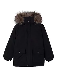 NAME IT Kurtka chłopięca Nkmmarlin Parka Jacket Pb South, czarny, 98 - Kurtki i płaszcze dla chłopców - miniaturka - grafika 1