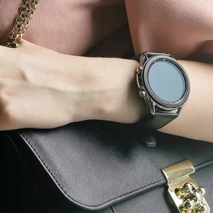 Ringke Leather One Classic skórzana bransoleta opaska pasek do zegarka smartwatch Samsung Galaxy Watch 3 41 mm brązowy (COM-B-20-21) - Akcesoria do smartwatchy - miniaturka - grafika 8